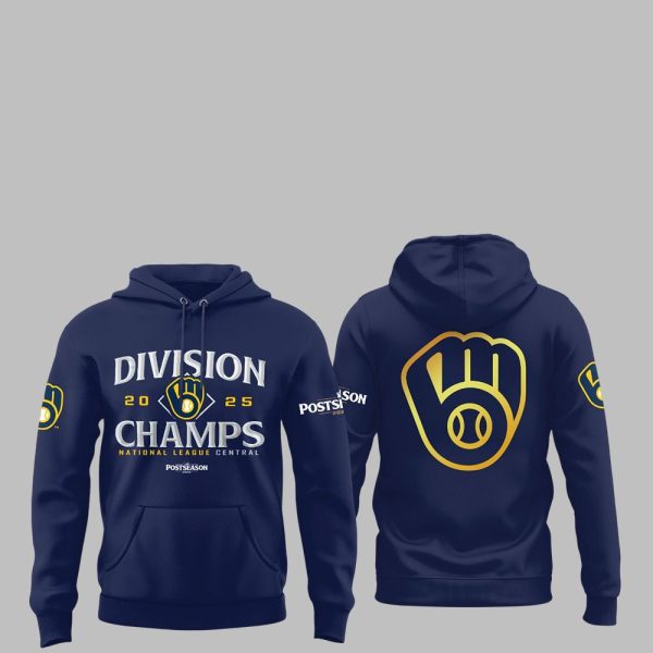 Brewers 2025 NL Central Division Champions Postseason Shirt 4
