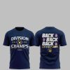 Brewers 2025 Postseason Back To Back Division Champs Shirt 1