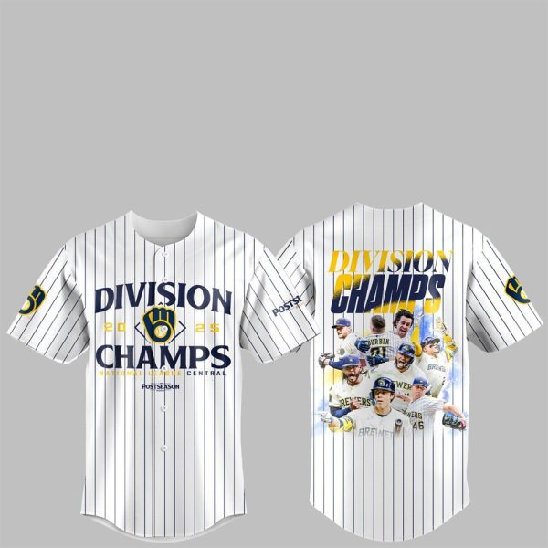 Brewers Division Champs Postseason 2025 Jersey 1