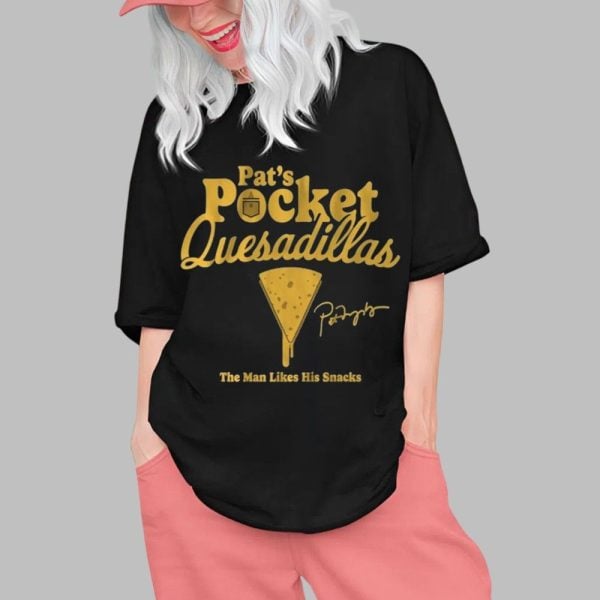 Brewers Pats Pocket Quesadillas The Man Likes His Snacks Shirt 0 1