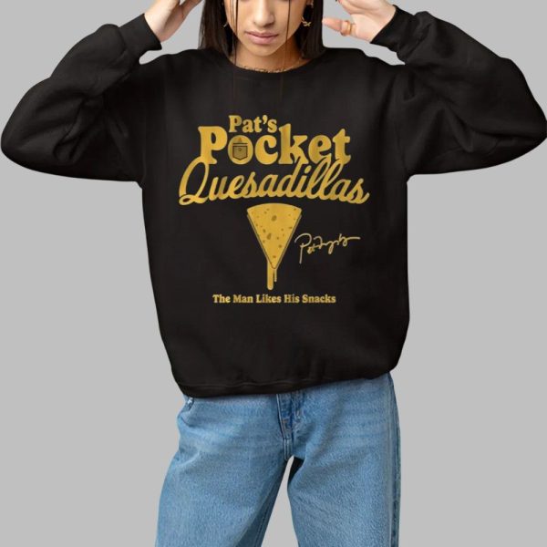 Brewers Pats Pocket Quesadillas The Man Likes His Snacks Shirt 1 1