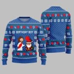 Brithday Boy Santa Jesus Ugly Sweater Christmas