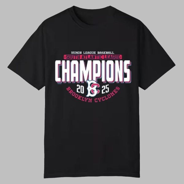 Brooklyn Cyclones South Atlantic League Champions Shirt 2025 Giveaway 0 0
