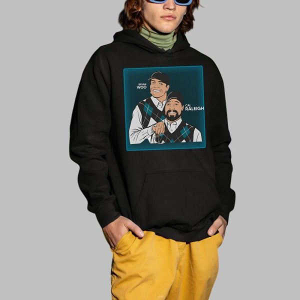 Bryan Woo Wears Bryan Woo and Cal Raleigh Shirt 2 1