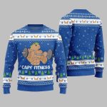 Capy Fitness Funny Ugly Sweater 2025 Christmas