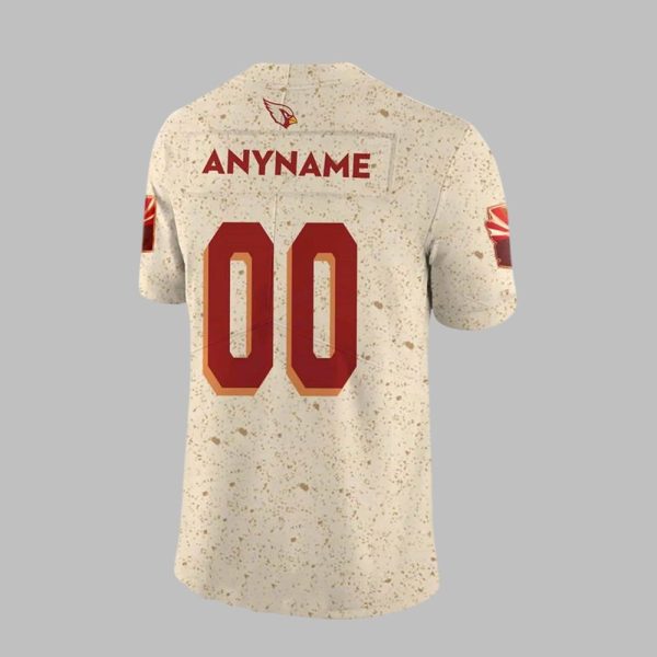 Cardinals Rivalries Custom Name Football Jersey 2025 2
