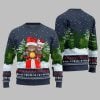 Cat Riding Motorcycle Ugly Sweater Christmas 2025 2