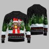 Cat Riding Motorcycle Ugly Sweater Christmas 2025 3