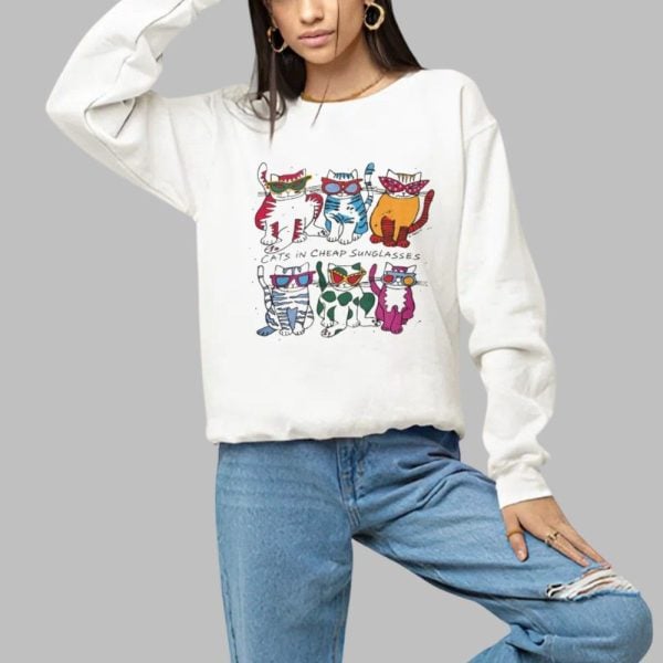 Cats In Cheap Sunglasses Shirt 1 a