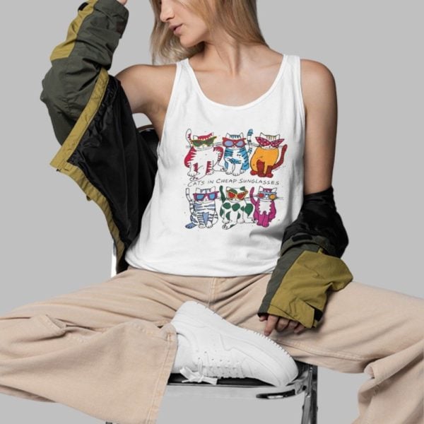 Cats In Cheap Sunglasses Shirt 3 d