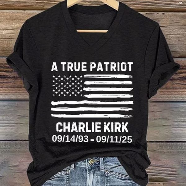 Charlie Kirk A Tru Patriot 9 11 2025 Shirt 3
