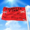 Charlie Kirk Ameriean Hero Never Forgotten Flag 3
