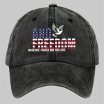 Charlie Kirk And Freedom Never Dies Print Hat