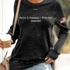 Charlie Kirk Faith Freedon Pray For America Sweatshirt 4