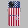 Charlie Kirk Freedom American Flag Phone Case 1