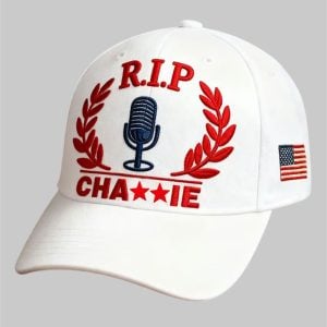 Charlie Kirk Freedom American Flag Print Baseball Cap 1