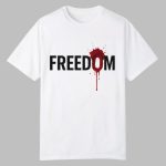 Charlie Kirk Freedom Bloody Shirt