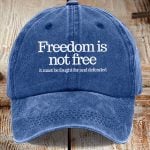 Charlie Kirk Freedom Is Not Free Baseball Cap