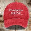 Charlie Kirk Freedom Is Not Free Baseball Cap 2