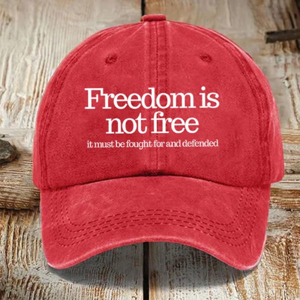 Charlie Kirk Freedom Is Not Free Baseball Cap 2