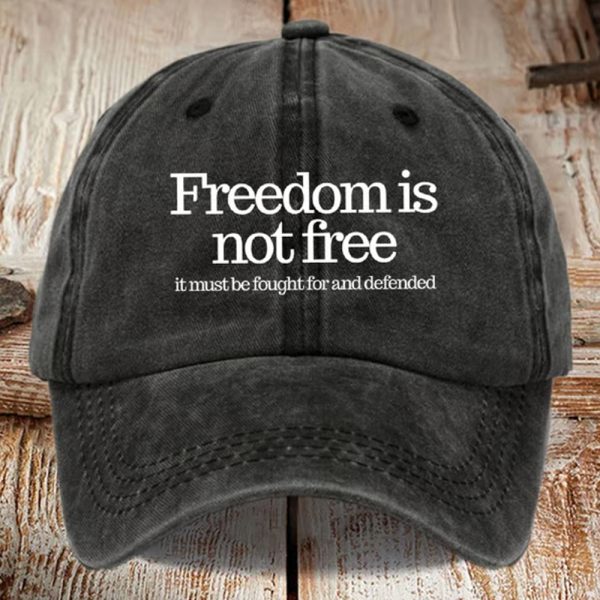 Charlie Kirk Freedom Is Not Free Baseball Cap 3