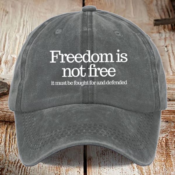 Charlie Kirk Freedom Is Not Free Baseball Cap 4