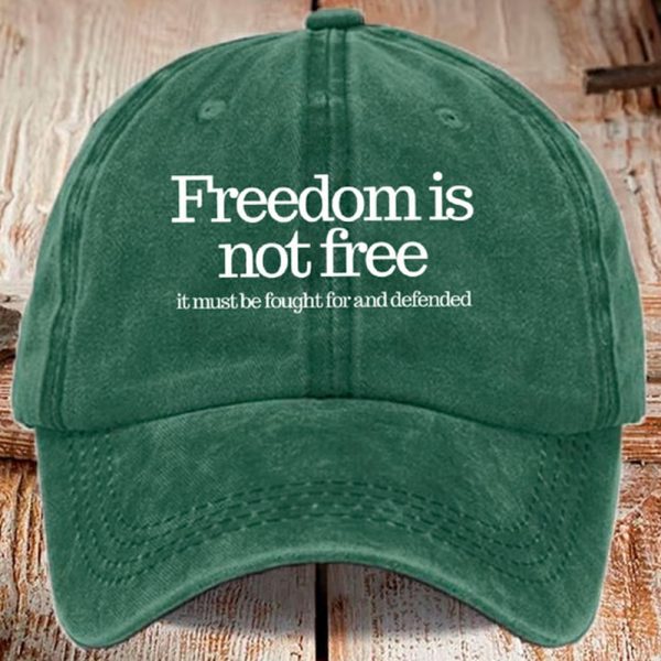 Charlie Kirk Freedom Is Not Free Baseball Cap 5
