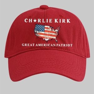Charlie Kirk Great American Patriot Print Hat 1