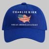 Charlie Kirk Great American Patriot Print Hat 2