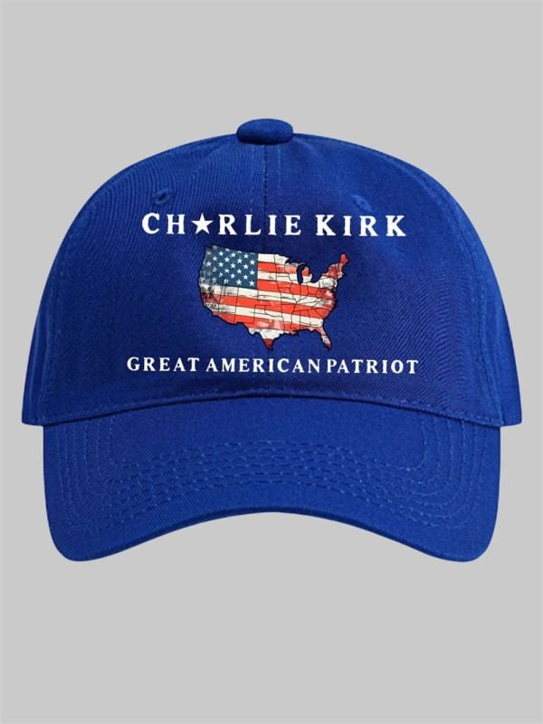 Charlie Kirk Great American Patriot Print Hat 2