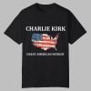 Charlie Kirk Great American Patriot Shirt 0 0