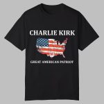 Charlie Kirk Great American Patriot Shirt