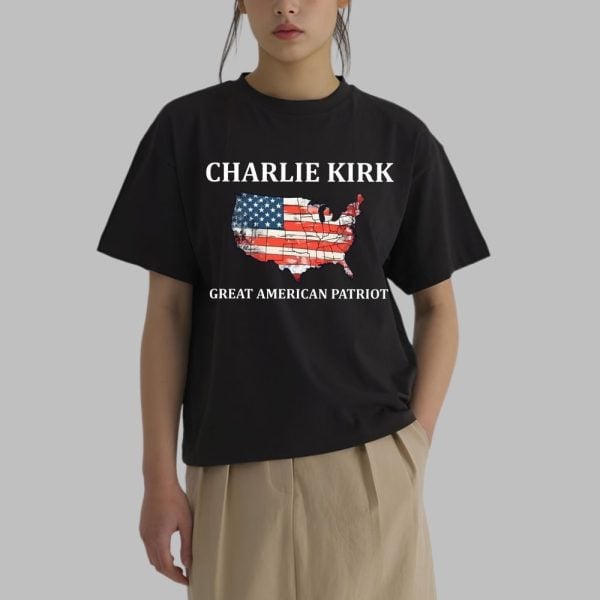 Charlie Kirk Great American Patriot Shirt 1 0