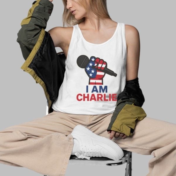 Charlie Kirk I Am Charlie Shirt 3 d