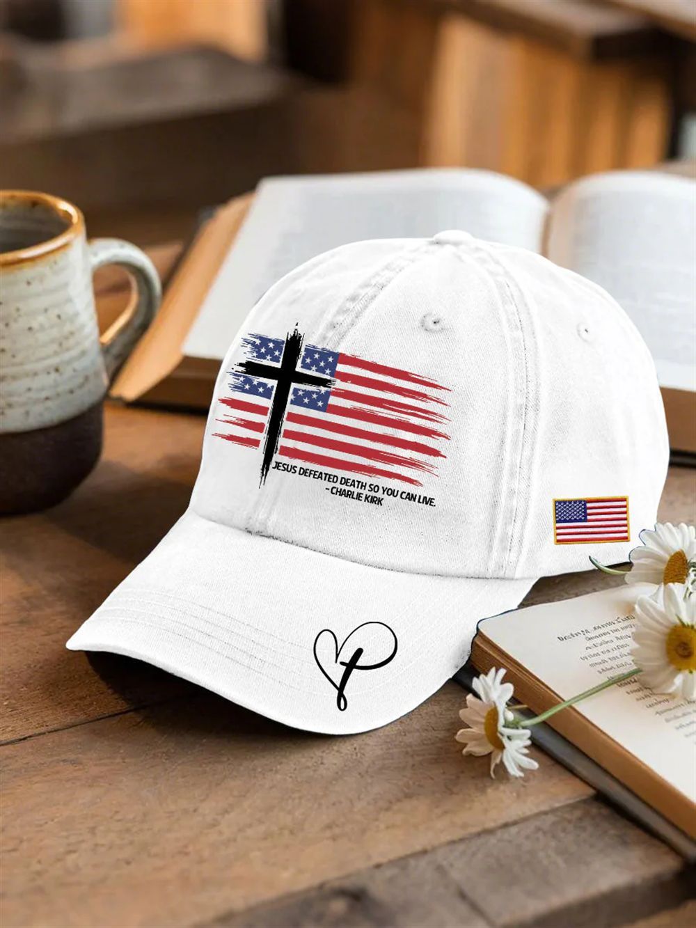 Charlie Kirk Jesus Defeated Death So You Can Live Neutral Hat 1 Charlie Kirk Jesus Defeated Death So You Can Live Neutral Hat 1