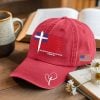 Charlie Kirk Jesus Defeated Death So You Can Live Neutral Hat 3
