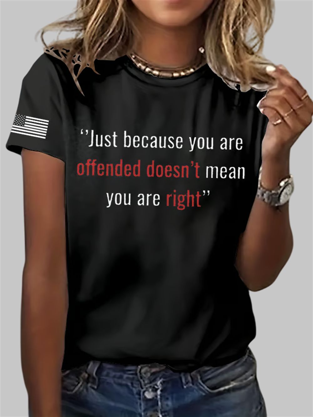 Charlie Kirk Just Because You Are Offended Doesn't Mean You're Right Shirt T-shirt Charlie Kirk Just Because You Are Offended Doesn't Mean You're Right Shirt T-shirt