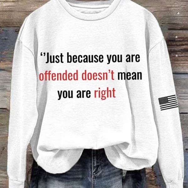 Charlie Kirk Just Because You Are Offended Doesnt Mean you Are Right Hoodie 2