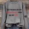 Charlie Kirk Just Because You Are Offended Doesnt Mean you Are Right Hoodie 4