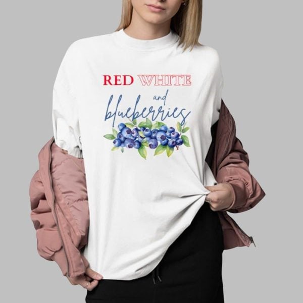 Charlie Kirk Red White And Blueberries Shirt 0 2