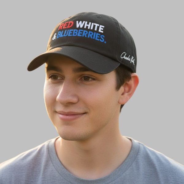 Charlie Kirk Red White Blueberries Hat 2