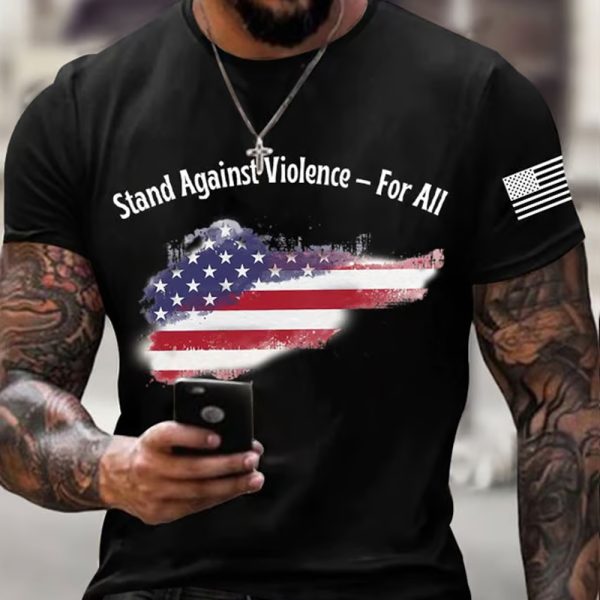 Charlie Kirk Stand Against Violence For All Shirt 2