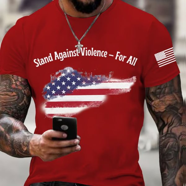 Charlie Kirk Stand Against Violence For All Shirt 4