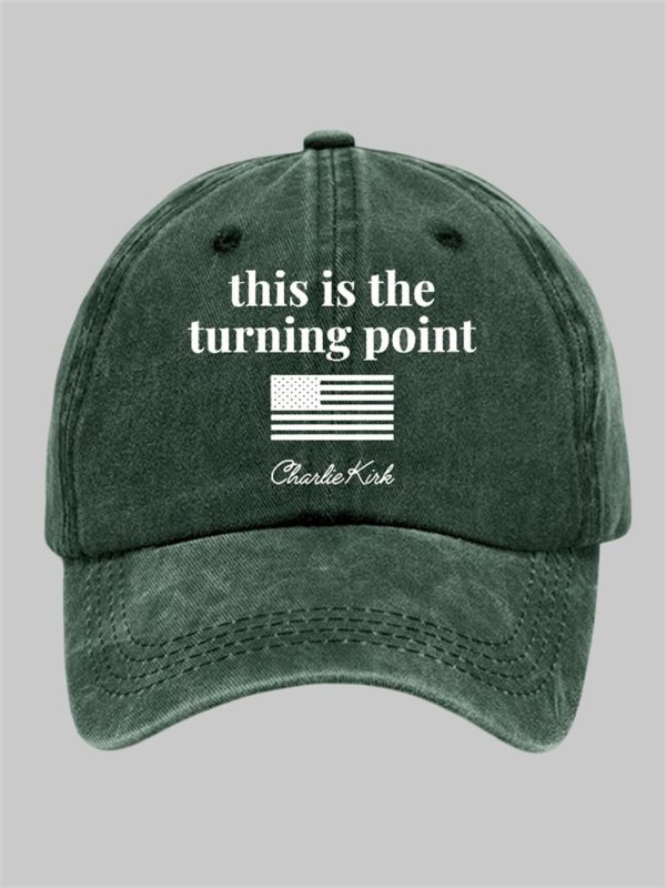 Charlie Kirk This is the Turning Point Printed Hat 3