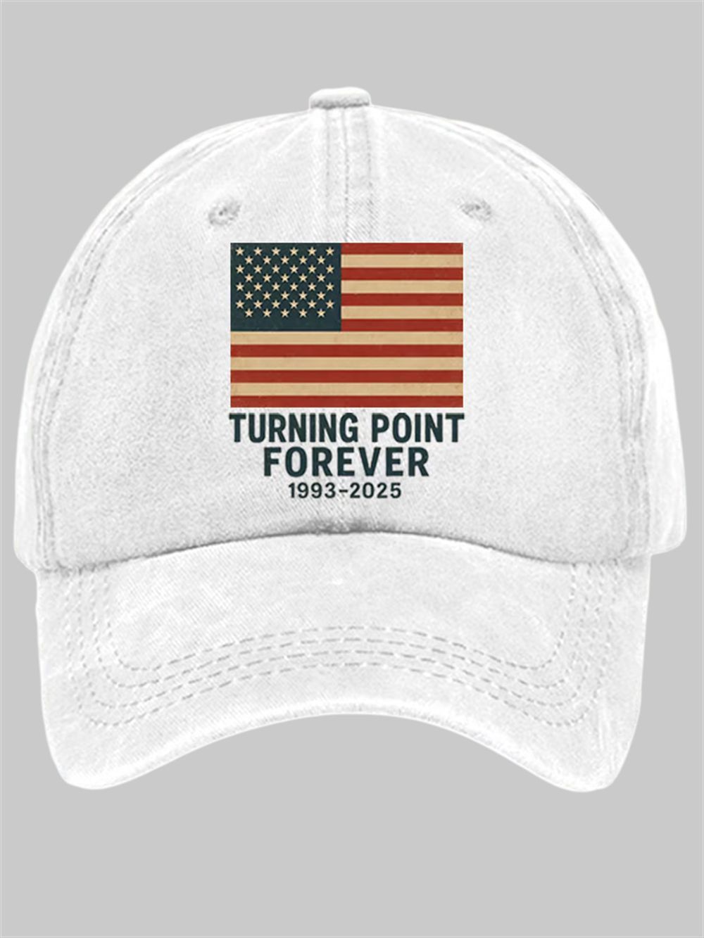 Charlie Kirk Turning Point Forever 1993 2025 Print Hat 1 Charlie Kirk Turning Point Forever 1993 2025 Print Hat 1
