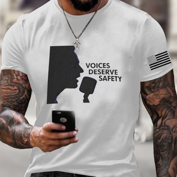 Charlie Kirk Voices Deserve Safety Shirt 2