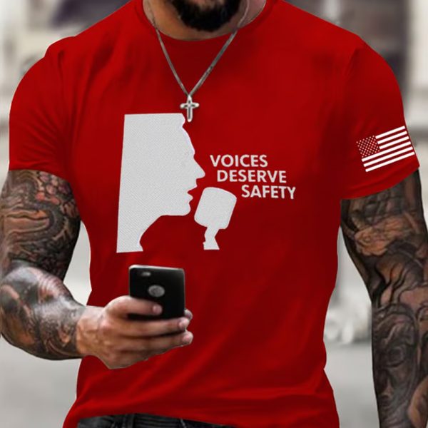 Charlie Kirk Voices Deserve Safety Shirt 4