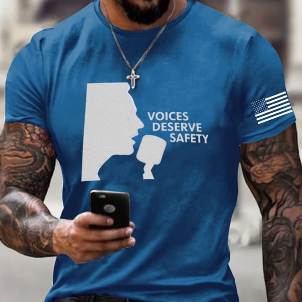 Charlie Kirk Voices Deserve Safety Shirt 5