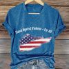 Charlie Kirk Womens Stand Against Violence For All V neck Shirt 2