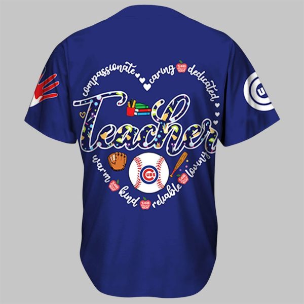 Chicago Cubs Teacher Appreciation Night 2025 Jersey 2